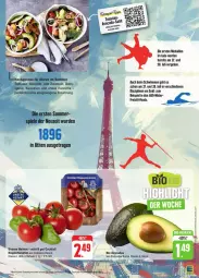 Gazetka promocyjna Edeka - Prospekte - Gazetka - ważna od 27.07 do 27.07.2024 - strona 25 - produkty: avocado, avocados, basilikum, bio, cocktail, eis, erde, reis, rispentomaten, Rote Zwiebel, salat, Schal, Schale, Spiele, spinat, Ti, tomate, tomaten, zwiebel, zwiebeln