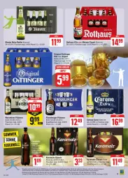 Gazetka promocyjna Edeka - Prospekte - Gazetka - ważna od 27.07 do 27.07.2024 - strona 33 - produkty: angebot, bügel, bügelflasche, burger, corona, corona extra, coupon, coupons, deka, eis, flasche, flensburger, gin, karamalz, malz, natur, natur radler, nuss, oettinger, pils, pilsener, rabatt-coupon, radler, rama, reis, steiner, Ti, warsteiner, ZTE