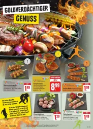 Gazetka promocyjna Edeka - Prospekte - Gazetka - ważna od 27.07 do 27.07.2024 - strona 6 - produkty: eis, fleisch, Fleischbällchen, Fleischspieße, frischkäse, gewürz, grill, hackfleisch, ideal zum grillen, Käse, LG, peperoni, Peroni, Ria, schwein, schweine, Schweinehackfleisch, schweinenacken, Ti, tzatziki, vom schweinenacken, wein, weine, ZTE