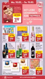 Gazetka promocyjna Aldi Nord - Von Montag - Gazetka - ważna od 15.02 do 15.02.2025 - strona 10 - produkty: aldi, alkohol, angebot, angebote, aus der tiefkühlung, baileys, Belgische Pralinen, Blüte, cocktail, eis, elle, ferrero, flasche, frucht, getränk, Kinder, kinder riegel, lack, LG, likör, mac, margherita, merci, milka, mumm, pizza, pralinen, primitivo, reis, riegel, rosen, sahne, sekt, storck, tasse, teller, Ti, tiefpreis, wein