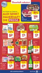 Gazetka promocyjna Aldi Nord - Von Montag - Gazetka - ważna od 15.02 do 15.02.2025 - strona 13 - produkty: aldi, auer, aufschnitt, aus der tiefkühlung, Becher, beutel, brot, dauertiefpreis, eis, flasche, frucht, geback, Geflügel, gin, hafer, haferflocken, Hefe, margarine, mehl, Müller, pudding, reis, schinken, schnitten, sekt, serrano, serrano schinken, Spezi, Sweetland, Ti, tiefpreis, wein, Weißwein, ZTE