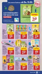 Gazetka promocyjna Aldi Nord - Von Montag - Gazetka - ważna od 15.02 do 15.02.2025 - strona 29 - produkty: aldi, alkohol, Bau, beutel, creme, Edelmarzipan, eier, eierlikör, eis, elle, erde, haselnuss, kakao, karamell, likör, Lübecker, marzipan, milch, moser, Moser Roth, nuss, reis, schoko, schokolade, teller, Ti, tiefpreis, vollmilch