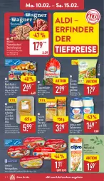 Gazetka promocyjna Aldi Nord - Von Montag - Gazetka - ważna od 15.02 do 15.02.2025 - strona 6 - produkty: aldi, alpro, angebot, angebote, backfisch, braten, creme, drink, eis, elle, filet, filets, fisch, fischstäbchen, flammkuchen, hafer, Haferdrink, hawesta, hering, Herings, heringsfilets, hilcona, iglo, Käse, kochschinken, küche, Küchen, kuchen, lamm, LG, miracel, miracel whip, Ofen, pasta, pizza, pute, reis, ring, salat, salatcreme, schinken, Schmelzkäse, schmelzkäsezubereitung, steinofen, suppe, suppen, Suppenhuhn, teller, Ti, tiefpreis, wagner