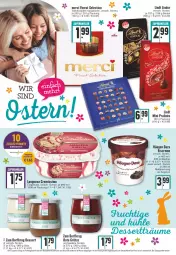 Gazetka promocyjna Edeka - Angebote der Woche - Gazetka - ważna od 16.04 do 16.04.2022 - strona 16 - produkty: angebot, angebotspreis, Becher, beutel, creme, cremissimo, dessert, deutschlandcard, eis, eiscreme, erde, grütze, langnese, langnese cremissimo, LG, lindor, lindt, merci, nuss, reis, Ria, Rote Grütze, schoko, schokolade, schokoladen, sim, Sylter, Ti, Zum Dorfkrug