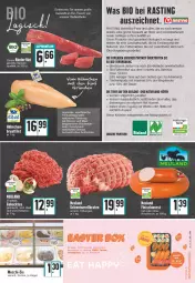 Gazetka promocyjna Edeka - Angebote der Woche - Gazetka - ważna od 16.04 do 16.04.2022 - strona 25 - produkty: asti, auer, Bau, Bauer, bio, bioland, braten, brustfilet, decke, ecco, eis, erde, filet, fleisch, Geflügel, knoblauch, Kugel, mac, mais, mit oder ohne knoblauch, natur, naturland, nero, nuss, Ofen, reis, rind, rollbraten, schwein, schweine, schweinefleisch, Schweinerollbraten, Sport, Ti, Tiere, wein, weine, wolle