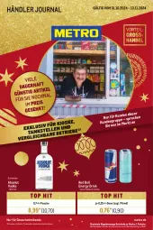 Gazetka promocyjna Metro - Händler Journal - Gazetka - ważna od 13.11 do 13.11.2024 - strona 1 - produkty: Absolut Vodka, auer, drink, eis, elle, energy drink, flasche, getränk, getränke, Metro, Palette, red bull, reis, Ti, vodka