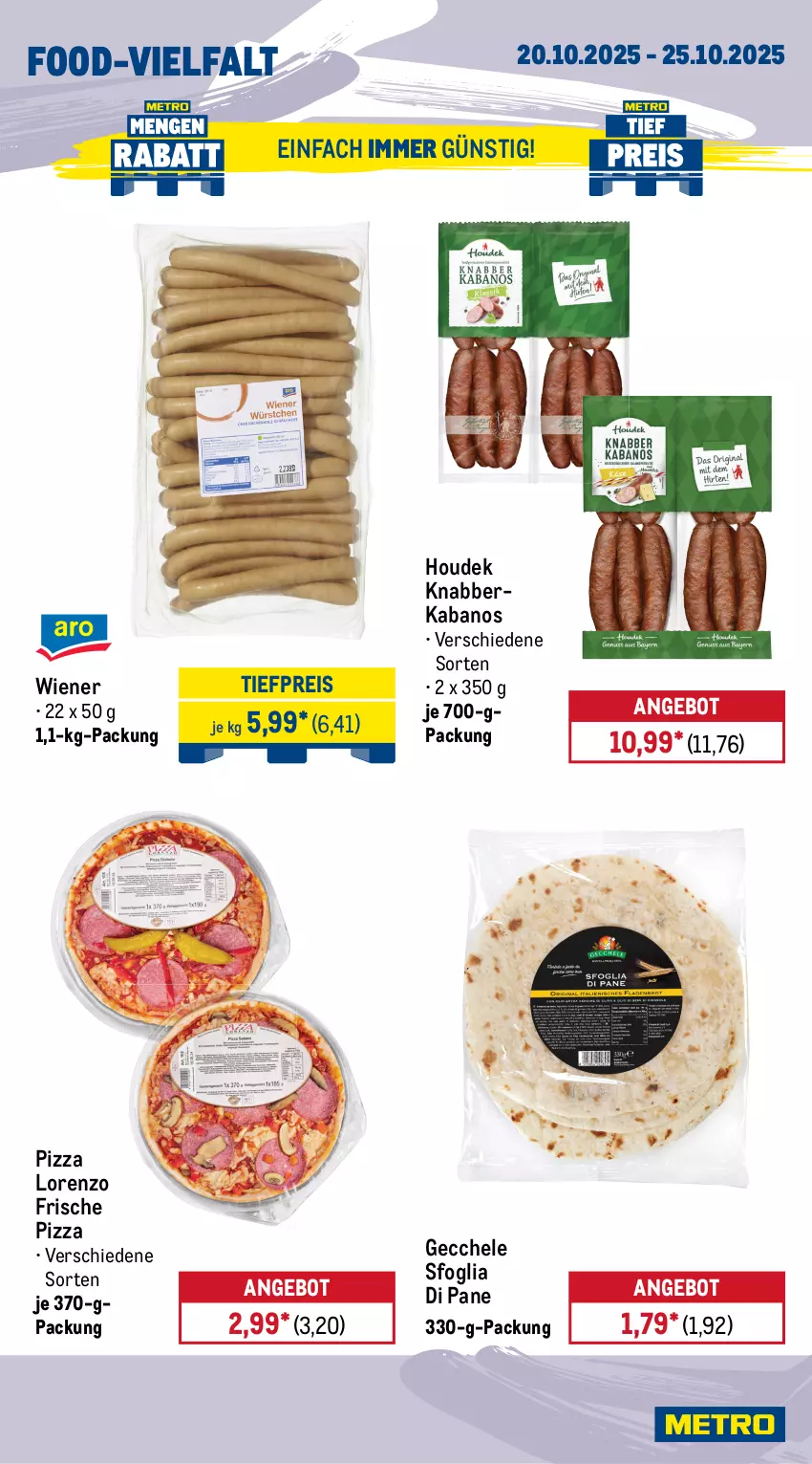 Aktueller Prospekt Metro - Wochen-Angebote - von 20.10 bis 25.10.2025 - strona 12 - produkty: angebot, barilla, blume, blumen, blumenöl, eis, flasche, houdek, kabanos, Kühne, lorenz, Metro, metro gastro, pasta, pizza, reis, schlemmertöpfchen, sonnenblume, sonnenblumen, sonnenblumenöl, thomy, Ti, tiefpreis, Töpfchen, trolli, wiener