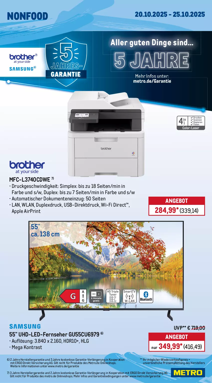 Aktueller Prospekt Metro - Wochen-Angebote - von 20.10 bis 25.10.2025 - strona 24 - produkty: angebot, Apple, auto, eis, elle, ente, fernseher, LG, Metro, reis, sim, teller, Ti, tisch, uhd, usb