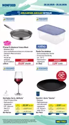 Gazetka promocyjna Metro - Wochen-Angebote - Gazetka - ważna od 25.10 do 25.10.2025 - strona 22 - produkty: angebot, briketts, cabernet, decke, Deckel, dessert, Dessertteller, edelstahl, elle, garnitur, geschirr, herdarten, Holz, kraft, lack, Metro, mikrowelle, pfanne, regal, sac, schrauben, Schütze, schwerlastregal, spülmaschinen, teller, Ti, Zelt