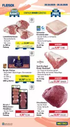 Gazetka promocyjna Metro - Wochen-Angebote - Gazetka - ważna od 25.10 do 25.10.2025 - strona 3 - produkty: angebot, axe, beef, braten, brustfilet, burger, eis, entrecôte, Falsches Filet, filet, fleisch, hackfleisch, hähnchenbrust, hähnchenbrustfilet, Haxe, Kette, krustenbraten, lack, lamm, medaillons, Metro, reis, rind, rinder, rinderhackfleisch, roastbeef, Schal, Schale, schwein, schweine, schweinefilet, sim, Ti, tiefpreis, wein, weine, Wild, Wildschwein