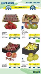 Gazetka promocyjna Metro - Wochen-Angebote - Gazetka - ważna od 25.10 do 25.10.2025 - strona 7 - produkty: Becher, beere, beeren, beutel, brie, eis, erdbeere, erdbeeren, filet, fisch, garnelen, grana, Granatäpfel, hering, Herings, lachs, lack, mango, Metro, obst, Rana, Räucherlachs, reis, Ria, ring, Schal, Schale, Ti, tiefpreis, zitrone, zitronen