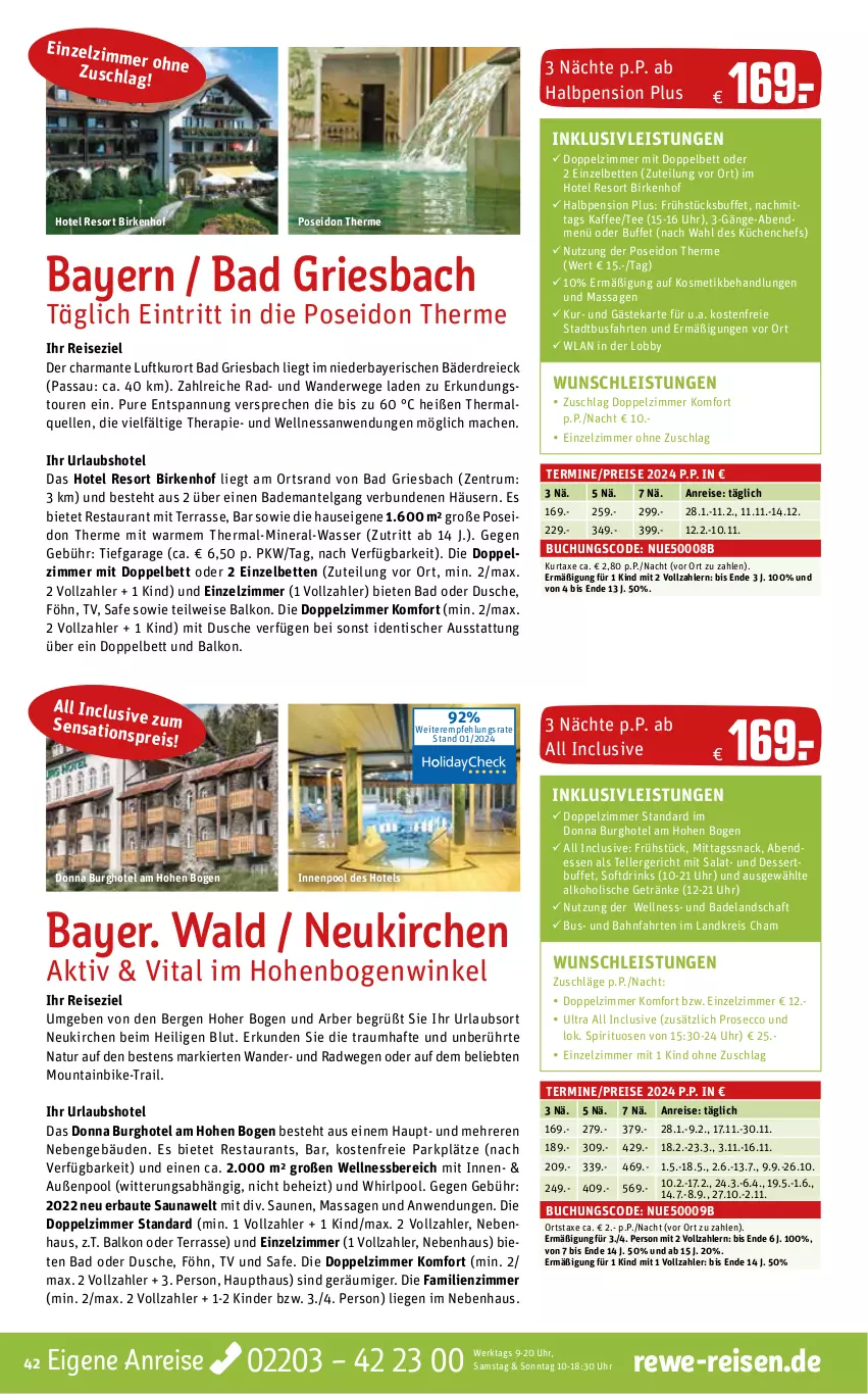 Aktueller Prospekt Rewe Reisen - Reiseprospekt - von 26.01 bis 23.02.2024 - strona 42 - produkty: alkohol, alkoholische getränke, axe, Bad, Bademantel, Bau, bett, Betten, buch, dessert, drink, drinks, dusche, ecco, eis, Elan, elle, getränk, getränke, harman, inklusivleistungen, innenpool, kaffee, Kinder, kosmetik, küche, Küchen, kurtaxe, LG, Liege, mac, Mantel, Mountainbike, natur, ndk, pool, prosecco, reis, rum, rwe, salat, snack, spirituosen, tee, teller, Ti, tisch, uhr, vita, wasser, wellnessbereich, Whirlpool