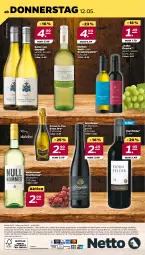 Gazetka promocyjna Netto - Angebote ab Montag - Gazetka - ważna od 14.05 do 14.05.2022 - strona 28 - produkty: alkohol, alle artikel ohne dekoration, angebot, burgunder, chardonnay, dekoration, dell, dornfelder, ecco, eis, elle, flasche, grauburgunder, prosecco, reis, Ti