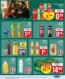 Gazetka promocyjna Edeka - Prospekte - Gazetka - ważna od 24.10 do 24.10.2026 - strona 26 - produkty: almdudler, Alwa, auer, coca-cola, cola, drink, eis, eistee, fanta, flasche, frucht, fruchtsaft, fuzetea, gösser, Mezzo Mix, mineralwasser, natur, natura, Nektar, radler, reis, Rockstar, saft, Soda, sprite, tee, vöslauer, wasser, ZTE