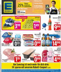 Gazetka promocyjna Edeka - Prospekte - Gazetka - ważna od 24.10 do 24.10.2026 - strona 3 - produkty: alkohol, aperitif, aperol, arla, Becher, beere, beeren, braten, Buko, coupon, decke, deka, feinwaschmittel, flasche, frischkäse, heidelbeere, heidelbeeren, joghur, joghurt, joghurt mit der ecke, Käse, leberkäs, Müller, perwoll, pute, rabatt-coupon, Schal, Schale, schnitzel, tafeltrauben, Ti, trauben, waschmittel
