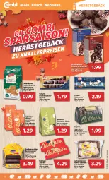 Gazetka promocyjna Combi - Prospekte - Gazetka - ważna od 24.09 do 24.09.2022 - strona 14 - produkty: bahlsen, Bau, beutel, coppenrath, Dominosteine, eis, gewürz, kuchen, kuchenmeister, Lebkuchen, marzipan, Meister, schoko, Stollen, Ti