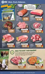 Gazetka promocyjna Combi - Prospekte - Gazetka - ważna od 24.09 do 24.09.2022 - strona 4 - produkty: auer, Bau, braten, eis, filet, fleisch, geschnetzeltes, gewürz, gulasch, Käse, kasseler, kotelett, krustenbraten, lachs, Lachsrolle, mac, Nackensteak, nackensteaks, natur, rind, rinder, Rindergeschnetzeltes, Rinderroulade, schinken, schwein, schwein und rind, schweine, schweinefilet, schweinefleisch, sesam, steak, steaks, suppe, Ti, wein, weine, Zelt