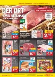 Gazetka promocyjna Netto Marken-Discount - Filial-Angebote - Gazetka - ważna od 25.02 do 25.02.2023 - strona 33 - produkty: angebot, bestpreis, braten, buch, burger, eis, ente, Holz, hot dog, jungbullen, Käse, krustenbraten, küche, Küchen, leine, mac, minutensteaks, reis, rind, rinder, salami, schinken, schwein, schweine, snack, Spezi, steak, steaks, Ti, wein, weine, wiener, wiener würstchen, würstchen, ZTE