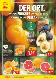 Gazetka promocyjna Netto Marken-Discount - Filial-Angebote - Gazetka - ważna od 25.02 do 25.02.2023 - strona 4 - produkty: asti, avocado, bestpreis, chiquita, eis, früchte, grapefruit, mandarine, mandarinen, ndk, obst, orange, orangen, reis, Ti