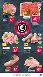 Gazetka promocyjna Netto - Angebote ab Montag - Gazetka - ważna od 09.04 do 09.04.2022 - strona 3 - produkty: braten, brustfilet, eis, filet, fleisch, Fleischerei, Frische Hähnchen, geschnetzeltes, hackfleisch, hähnchenbrust, hähnchenbrustfilet, Hähnchengeschnetzeltes, henkel, natur, rollbraten, Rostocker, schenkel, Schere, schwein, schweine, Schweinehackfleisch, wein, weine, Zelt