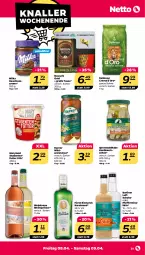 Gazetka promocyjna Netto - Angebote ab Montag - Gazetka - ważna od 09.04 do 09.04.2022 - strona 31 - produkty: berliner, berliner luft, bismarck, bohne, creme, d'oro, dallmayr, ente, haselnuss, Haselnusscreme, knoblauch, korn, krone, likör, milka, Nescafé, nescafé gold, nuss, pfeffer, pfefferminzlikör, schoko, studentenfutter, tasse, Ti, wein, Wild, würstchen