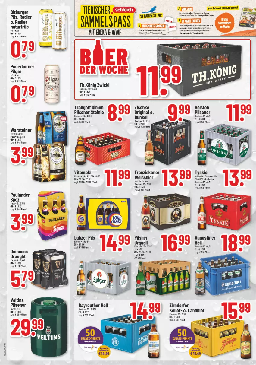 Aktueller Prospekt Trinkgut - von 28.08 bis 02.09.2023 - strona 2 - produkty: beko, bier, bitburger, bitburger pils, burger, deka, eis, elle, franziskaner, gin, Guinness, LG, Lübzer, malz, natur, oder radler, Paula, pils, pilsener, pilsner, premium pils, radler, reis, rel, Schleich, sim, Spezi, steiner, Ti, tyskie, veltins, veltins pilsener, vita, vitamalz, warsteiner, weissbier, WICK