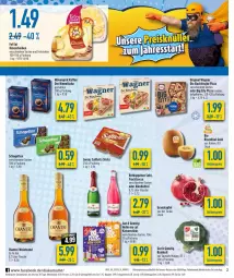 Gazetka promocyjna Diska - Prospekte - Gazetka - ważna od 14.01 do 14.01.2023 - strona 2 - produkty: aktionspreis, alkohol, apfel, bio, brokkoli, deka, ecco, eis, ferrero, flasche, frucht, fruchtsecco, gin, grana, granatapfel, kaffee, Käse, käsescheiben, kiwi, Kiwi Gold, lorenz, mövenpick, mövenpick kaffee, nuss, original wagner, pizza, Rana, reis, rotkäppchen, saltletts, schogetten, sekt, Ti, wagner, wein, weinbrand, ZTE