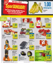 Gazetka promocyjna Diska - Prospekte - Gazetka - ważna od 14.01 do 14.01.2023 - strona 3 - produkty: aktionspreis, avocado, banane, bananen, beere, beeren, burger, deka, eis, erdbeere, erdbeeren, fisch, heidelbeere, heidelbeeren, kartoffel, kartoffeln, mandarine, mandarinen, mango, orange, orangen, pflaume, pflaumen, Pflaumen-Tomaten, reis, Schal, Schale, speisekartoffeln, tafeläpfel, tafeltrauben, tee, Ti, tomate, tomaten, trauben