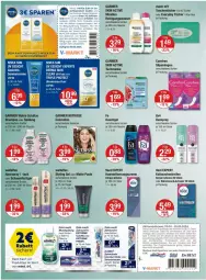 Gazetka promocyjna Vmarkt - Prospekte - Gazetka - ważna od 01.05 do 01.05.2024 - strona 10 - produkty: bikini, bürste, carefree, coupon, coupons, creme, deo, deospray, duschgel, eier, eis, elle, erde, fa duschgel, flasche, garnier, gin, gsw, Haarentfernung, kaltwachsstreifen, mac, Maske, mizellen, Mizellen Reinigungswasser, mundspülung, nivea, nivea sun, Nuance, Nutrisse, Odol, reifen, Reinigung, slip, slipeinlagen, spülung, Styling Gel, Tasche, taschen, taschentücher, Ti, tuc, tücher, tuchmaske, veet, wasser, Wella, wellaflex, zahnbürste, zahncreme