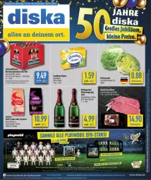 Gazetka promocyjna Diska - Gazetka - ważna od 01.06 do 01.06.2024 - strona 1 - produkty: aktionspreis, angebot, angebote, beef, bier, bohne, bohnen, butter, deka, eis, eisbergsalat, erde, espresso, flasche, getränk, landliebe, nuss, oder espresso, reis, rind, rinder, roastbeef, rotkäppchen, salat, sekt, Streichzart, Ti, ZTE