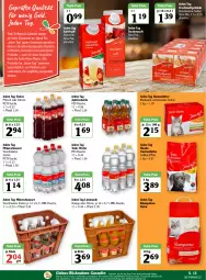 Gazetka promocyjna Globus - Prospekte - Gazetka - ważna od 26.02 do 26.02.2022 - strona 13 - produkty: alkohol, Alwa, apfel, apfelsaft, Apfelschorle, eier, eis, eistee, elle, erde, flasche, frucht, fruchtsaft, fruchtsaftgetränk, Geflügel, getränk, getränke, katzenfutter, Kette, klumpstreu, limo, limonade, mineralwasser, mw-flasche, natur, orange, pet-flasche, pfirsich, Rauch, reis, rind, saft, schorle, tee, teller, Ti, tiefst-preis, tonic, tonic water, trauben, Traubensaft, trockenfutter, trolli, wasser, zitrone