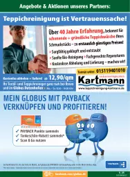 Gazetka promocyjna Globus - Prospekte - Gazetka - ważna od 26.02 do 26.02.2022 - strona 25 - produkty: angebot, angebote, bio, eis, elle, mac, Ofen, payback, reiniger, Reinigung, reis, sac, Schmuck, teppich, Ti, Tiere, uhr