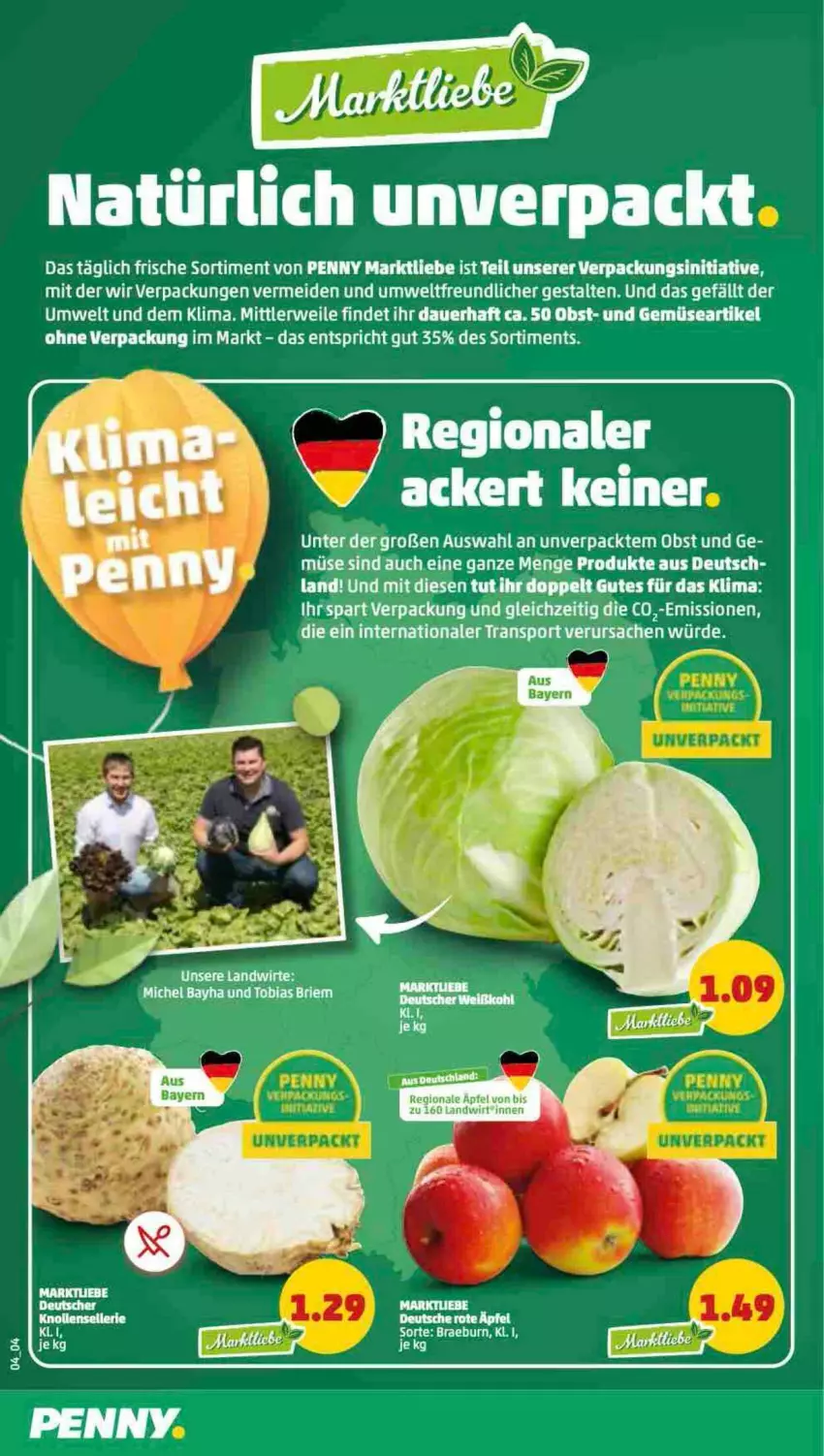 Aktueller Prospekt Penny - Prospekte - von 20.03 bis 25.03.2023 - strona 4 - produkty: apfel, brie, obst, Sport, tee, Ti