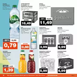 Gazetka promocyjna Real - Gazetka - ważna od 26.08 do 26.08.2023 - strona 16 - produkty: Alwa, elle, Forstetal, frucht, fruchtsaft, granini, könig pilsener, mineralwasser, natur, nuss, pils, pilsener, rel, rheinfels quelle, saft, störtebeker, Ti, volvic, wasser