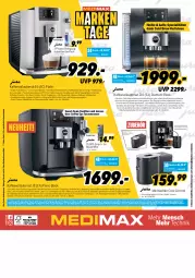 Gazetka promocyjna Medimax - MEDIMAX Prospekt KW40 2022 - Gazetka - ważna od 06.10 do 06.10.2022 - strona 8 - produkty: abholpreise, ACC, auto, Behälter, bohne, bohnen, Cap, cappuccino, chia, cin, decke, Deckel, dekoration, eimer, eis, erde, kaffee, kaffeespezialitäten, kaffeevollautomat, kaffeevollautomaten, lack, latte, latte macchiato, LG, mac, macchiato, mastercard, milch, neuheit, Reinigung, reis, rind, rinder, sirup, smartphone, Spezi, tablet, tablett, Tablette, tasse, Ti, tisch, tomate, tomaten, touchscreen, vollautomaten, wasser, wasserfilter, wassertank