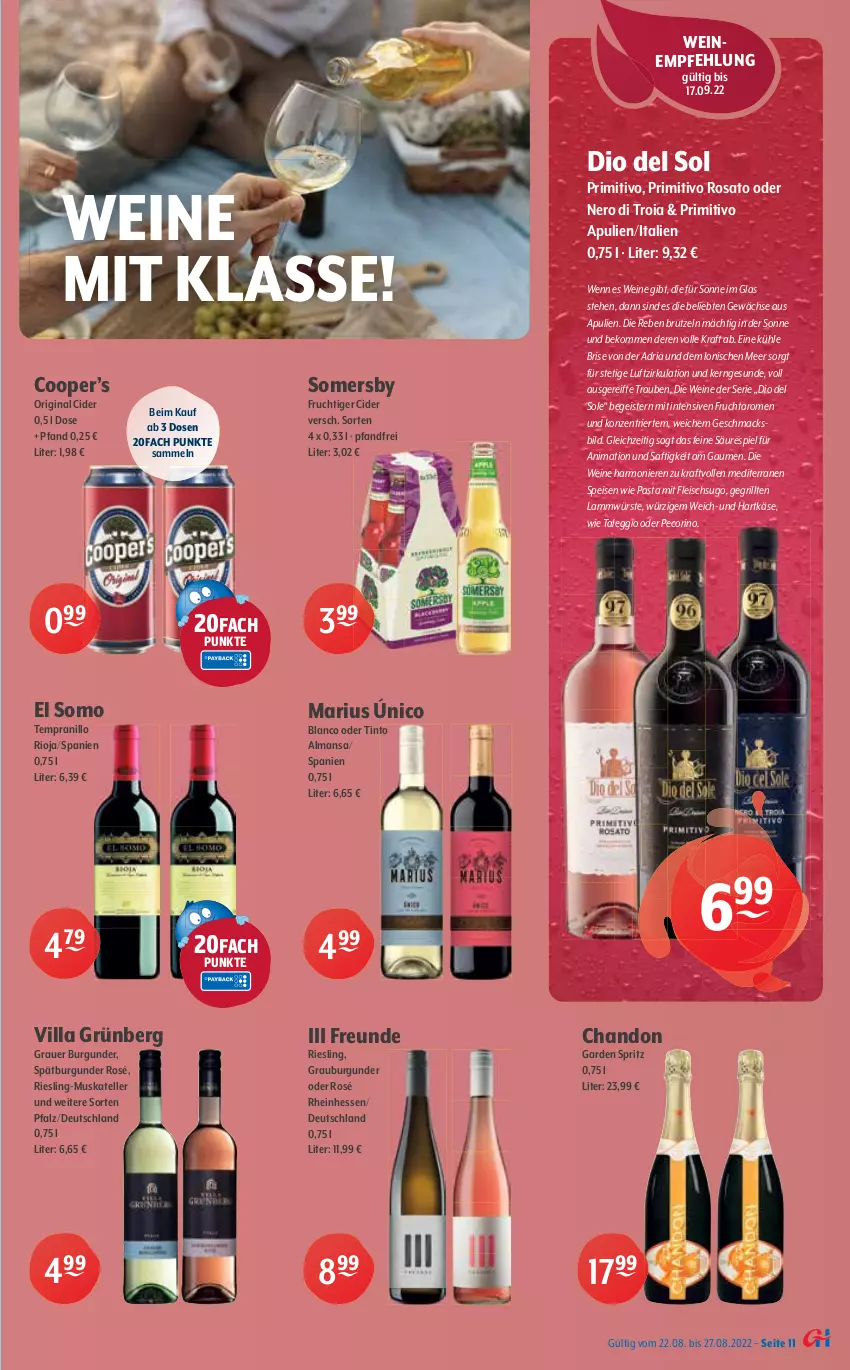 Aktueller Prospekt Getraenke Hoffmann - Prospekte - von 22.08 bis 27.08.2022 - strona 11 - produkty: alkohol, angebot, angebote, aqua, aquavit, auer, ball, beere, beeren, beko, bier, Biere, brut, burgunder, cider, cocktail, edelstahl, eier, eis, elle, fleisch, frucht, früchte, früchten, gin, grauburgunder, grauer burgunder, grill, hartkäse, Heu, Käse, kraft, kräuter, kräuterlikör, kräutern, lamm, licor, licor 43, likör, lion, mac, nero, pasta, Pecorino, primitivo, rezept, Ria, riesling, rioja, rosato, Rostocker, rum, saft, Sierra, sierra tequila, somersby, spätburgunder, Sugo, teller, tempranillo, tequila, Ti, trauben, vodka, wein, weine, whisky