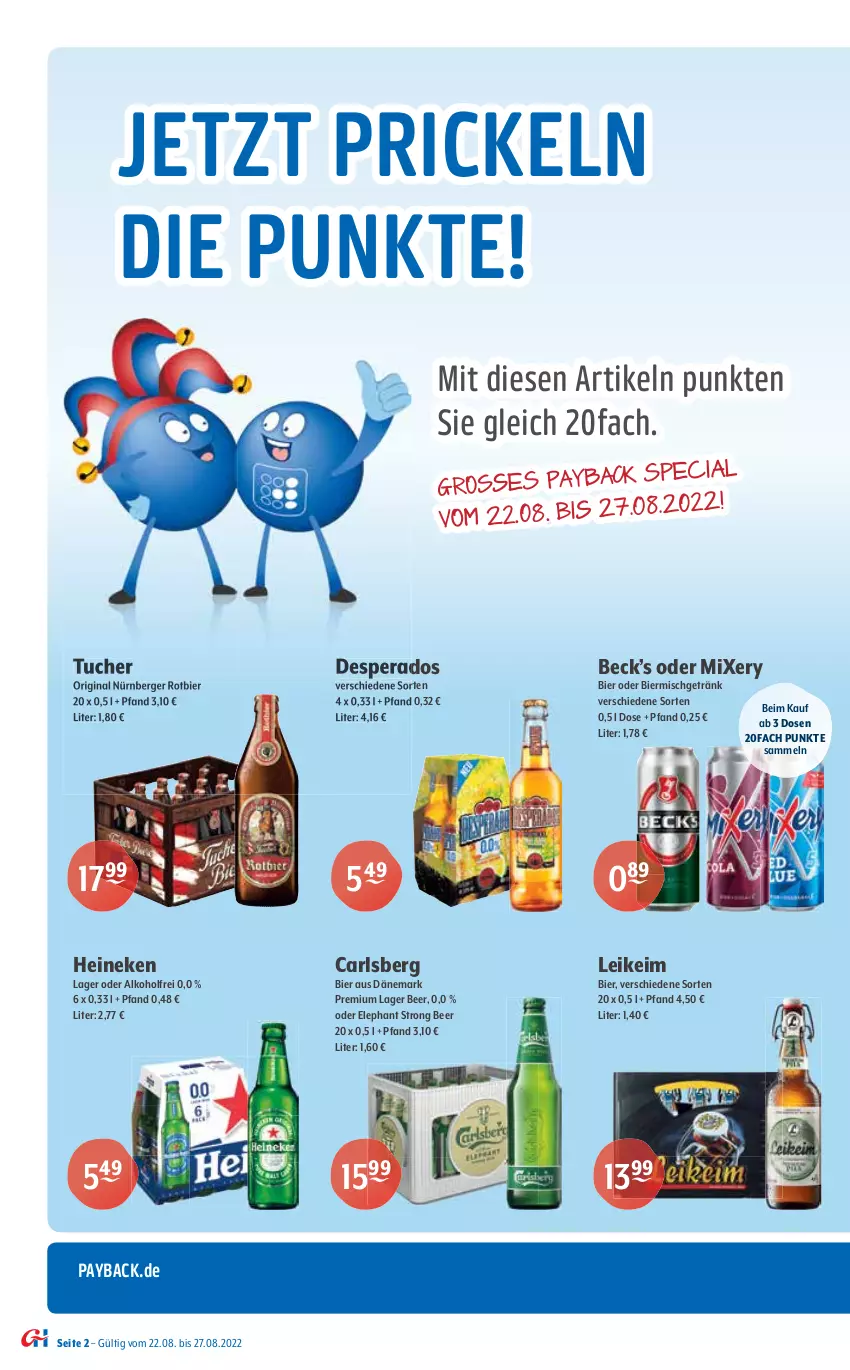 Aktueller Prospekt Getraenke Hoffmann - Prospekte - von 22.08 bis 27.08.2022 - strona 2 - produkty: alkohol, Alwa, apfel, beere, Berger, bier, brut, carlsberg, chardonnay, coca-cola, cola, desperados, erdbeere, Forstetal, geldermann, getränk, gin, heineken, irish whiskey, jameson, kirsch, kirsche, lemonade, lillet, limette, limo, liqueur, Mett, mineralwasser, Mixer, mixery, nürnberger, payback, Rauch, RhönSprudel, sauvignon, sauvignon blanc, Southern Comfort, Sprudel, Ti, tuc, Tucher, wasser, whiskey, zitrone