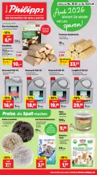 Gazetka promocyjna Thomas Philipps - Gazetka - ważna od 10.01 do 10.01.2026 - strona 1 - produkty: binden, briketts, eis, Holz, Holzbriketts, Kamin, Kaminholz, Katzenstreu, lamm, Lammfell, longlife, mac, mehl, motorenöl, reis, sac, Sitzauflage, spartipp, Ti, tisch, vorteilspreis, wolle