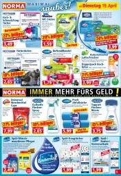 Gazetka promocyjna Norma - Norma - Gazetka - ważna od 26.04 do 26.04.2022 - strona 5 - produkty: auer, auto, beutel, blume, Blüte, bürste, Cap, cassis, citrus, Duftspray, Fangtücher, flasche, gefrierbeutel, kaffee, kraft, küche, Leuchte, leuchten, limette, mango, Mett, müllbeutel, orange, orangen, pril, reiniger, Ria, Schmetterling, Seife, spülmaschinen, teppich, Ti, tisch, tragegriff, tuc, tücher, waschmaschine, waschmaschinen, waschmittel, WC-Steine, weck, zipper, zitrone