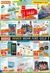 Gazetka promocyjna Norma - Norma - Gazetka - ważna od 26.04 do 26.04.2022 - strona 6 - produkty: ACC, alkohol, Alwa, apfel, aprikose, beere, beutel, bier, Blutorange, chia, Cif, decke, dekoration, drink, eis, erfrischungsgetränk, flasche, getränk, himbeer, himbeere, kirsch, kirsche, küche, Küchen, küchentücher, latte, latte macchiato, mac, macchiato, mango, mineralwasser, monster, natürliches mineralwasser, nuss, orange, pfirsich, Pommels, pril, Ria, Serviette, servietten, Tasche, Ti, tisch, tischdecke, tragetasche, tücher, wasser, zitrone