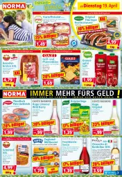 Gazetka promocyjna Norma - Norma - Gazetka - ważna od 26.04 do 26.04.2022 - strona 7 - produkty: apfel, auer, aufschnitt, aufstrich, Becher, beere, beeren, beutel, Blaubeer, blaubeere, braten, bratwurst, chia, cocktail, ecco, eis, fisch, flasche, fleisch, frucht, Garten, gewürz, gin, grana, granatapfel, grill, gurke, hugo, johannisbeere, kartoffel, kartoffelsalat, Käse, kasseler, Kasselerbraten, kirsch, kirsche, kirschen, knoblauch, kräuter, kühlregal, limo, mango, Mode, müllbeutel, natur, nuss, original thüringer, paprika, pfanne, pfannen, pfannenkäse, pril, Rana, regal, ring, rostbratwurst, saft, salat, schnitzel, schwein, schweine, schweinerücken, Speck, spitzenqualität, thunfisch, thüringer rostbratwurst, Ti, und pfanne, wein, weine, Wild, wild berry, wurst, zwiebel