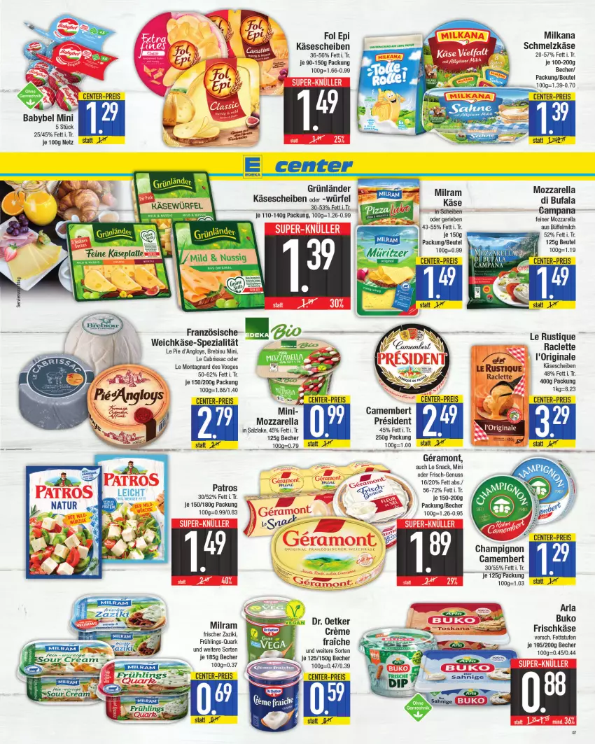 Aktueller Prospekt E Center - Angebote der Woche - von 11.04 bis 16.04.2022 - strona 7 - produkty: Buko, Käse, Ti