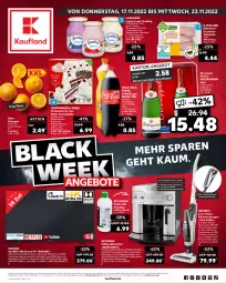 Gazetka promocyjna Kaufland - Gazetka - ważna od 23.11 do 23.11.2022 - strona 1 - produkty: akku, alexa, angebot, angebote, auto, Becher, Behälter, beutel, bohne, bohnen, brustfilet, bürste, coca-cola, cola, coppenrath, De'Longhi, dvb, DVB-T, eis, ente, entkalker, fanta, filet, flasche, frucht, fruchtjoghurt, grundig, hähnchenbrust, hähnchenbrustfilet, handstaubsauger, HDMI, hisense, je 500-ml-flasche, joghur, joghurt, kaffee, kaffeevollautomat, kirsch, lack, landliebe, landliebe joghurt, latte, lautsprecher, Leuchte, leuchten, LG, maracuja, Mezzo Mix, milch, möbel, natur, orange, orangen, pfirsich, pudding, purland, rahmjoghurt, rotkäppchen, sahne, sekt, sprite, staubsauger, Stielstaubsauger, Ti, tisch, torte, tuner, uhd, usb, wasser, wassertank, ZTE