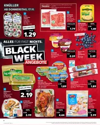 Gazetka promocyjna Kaufland - Gazetka - ważna od 23.11 do 23.11.2022 - strona 2 - produkty: angebot, angebote, Becher, beere, beeren, butter, creme, dessert, ehrmann, Ehrmann Grand Dessert, eis, escal, filet, fleisch, früchte, frutti di mare, gin, heidelbeere, heidelbeeren, hering, Herings, irische butter, Käse, kerrygold, lack, leerdammer, lysell, meeresfrüchte, Mett, mettwurst, milka, milkana, montorsi, mozzarella, pfeffer, purland, pute, rel, ring, rwe, saft, salami, Schmelzkäse, schnitten, schnittkäse, schnitzel, schwein, schweine, schweineschnitzel, Ti, wein, weine, wiener, wurst, ZTE, zwiebel, zwiebelmettwurst