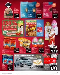 Gazetka promocyjna Kaufland - Gazetka - ważna od 23.11 do 23.11.2022 - strona 3 - produkty: alkohol, angebot, angebote, auer, Becher, beutel, bohne, bohnen, brot, cereals, cirio, eduscho, eis, Engel, ente, espresso, filterkaffee, gewinnspiel, gin, intenso, kaffee, karamell, Kinder, kirsch, kirsche, LG, likör, lindt, lion, maggi, milch, Mon Chéri, nestlé, oder espresso, olive, oliven, olivenöl, Popp, pralinen, Ria, sauce, schnitten, schoko, schokolade, schokoladen, Spiele, terrine, Ti, tomate, tomaten, vodka, vollmilch, Zartbitterschokolade