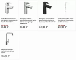 Gazetka promocyjna Obi - Prospekte - Gazetka - ważna od 05.07 do 05.07.2023 - strona 2 - produkty: armatur, garnitur, grohe, hansgrohe, küche, Küchen, Ti, tisch, vita, waschbecken, waschtisch, waschtischarmatur