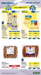 Gazetka promocyjna Metro - Wochen-Angebote Gastro - Gazetka - ważna od 03.01 do 03.01.2026 - strona 10 - produkty: angebot, butter, butterkäse, dell, edamer, eis, elle, frikadellen, gouda, Hartmann, Käse, Maasdam, maasdamer, mac, Mett, metten, Mettenden, milch, milram, reis, Ti