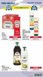 Gazetka promocyjna Metro - Wochen-Angebote Gastro - Gazetka - ważna od 03.01 do 03.01.2026 - strona 12 - produkty: angebot, dressing, flasche, heinz, homann, ketchup, Kühne, mayonnaise, nadler, remoulade, salat, salatdressing, Ti, Yo