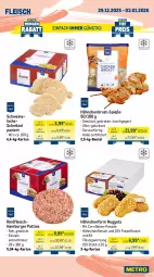 Gazetka promocyjna Metro - Wochen-Angebote Gastro - Gazetka - ważna od 03.01 do 03.01.2026 - strona 4 - produkty: beutel, braten, burger, eis, flakes, fleisch, gewürz, hähnchenbrust, Hähnchenfleisch, hamburger, lachs, nuggets, Ofen, pute, Putenfleisch, rind, rindfleisch, schnitzel, schwein, schweine, Schweinelachs, Ti, wein, weine