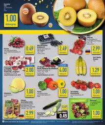 Gazetka promocyjna Diska - Gazetka - ważna od 29.06 do 29.06.2024 - strona 4 - produkty: aktionspreis, banane, bananen, beere, beeren, brombeere, brombeeren, discount, eis, Elan, Frühkartoffeln, gurke, himbeer, himbeere, himbeeren, kartoffel, kartoffeln, kiwi, Kiwi Gold, lion, paprika, paraguayos, pfirsich, pfirsiche, plattpfirsiche, reis, rispentomaten, salat, Salatgurke, speisefrühkartoffeln, Ti, tomate, tomaten, Yo